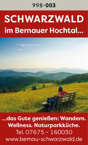 Bernau / Schwarzwald – Im Bernauer Hochtal das Gute genießen