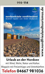 Nordfriesland – Urlaub an der Nordsee