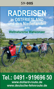 Radreisen in Ostfriesland und den Niederlanden