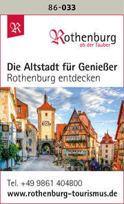 Rothenburg ob der Tauber – Die Altstadt für Genießer