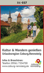 Urlaubsregion Coburg.Rennsteig - Wandern & Kultur genießen