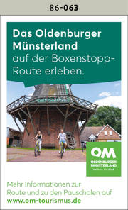 Oldenburger Münsterland – Radwandern auf der Boxenstopp-Route
