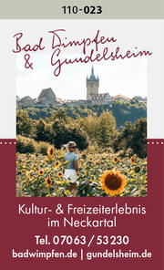 Bad Wimpfen & Gundelsheim – Kultur- & Freizeiterlebnis im Neckartal