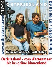 Ostfriesland – Reiseschmöker & Radkatalog - Vom Wattenmeer bis ins grüne Binnenland