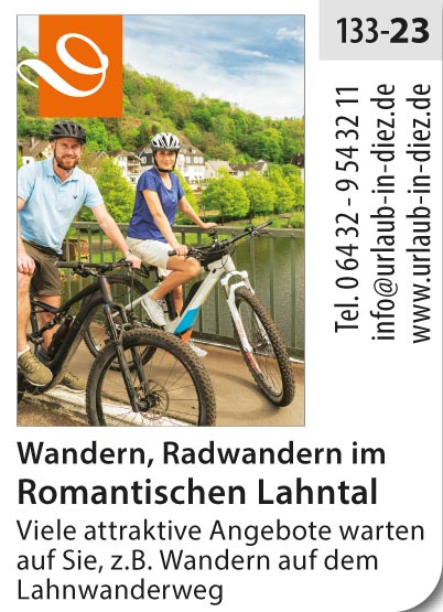 Lahntal – Traumhafte Rad- und Wandertouren