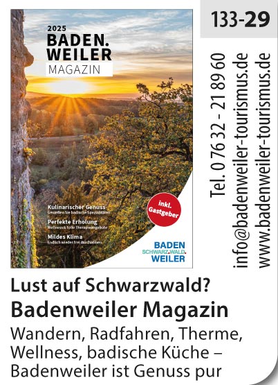 Badenweiler – Lust auf Schwarzwald, Genuss, Erholung