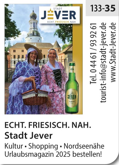 Stadt Jever - Kultur, Shopping, Nordseenähe