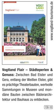 Vogtland Journal – Urlaub im Grünen. Aktivurlaub im Vogtland