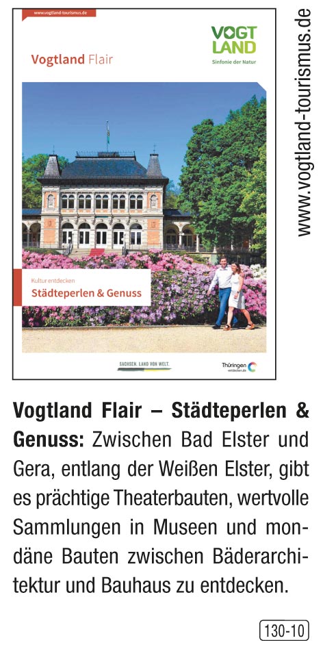 Vogtland Journal – Urlaub im Grünen. Aktivurlaub im Vogtland