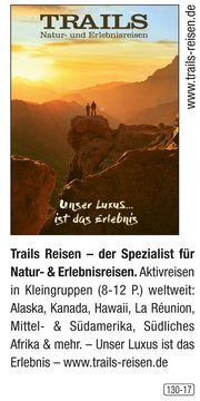 TRAILS - Natur- und Erlebnisreisen