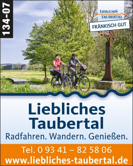 Liebliches Taubertal – Radfahren. Wandern. Genießen