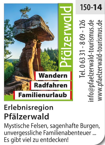 Erlebnisregion Pfälzerwald – Wandern, Radfahren, Familienurlaub