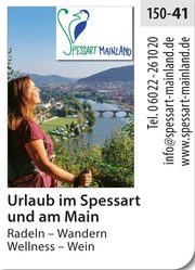 Spessart-Mainland – Radeln, Wandern, Wellness, Wein