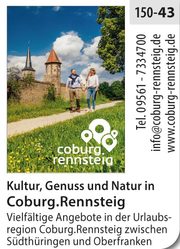 Urlaubsregion Coburg.Rennsteig - Wandern & Kultur genießen