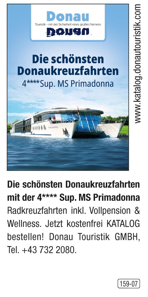 Donau Touristik GmbH – Die schönsten Donaukreuzfahrten mit der MS Primadonna