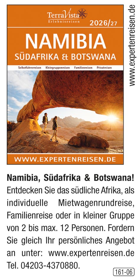 Namibia, Südafrika & Botswana