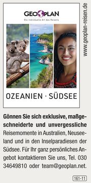Geoplan Privatreisen – Ozeanien / Südsee