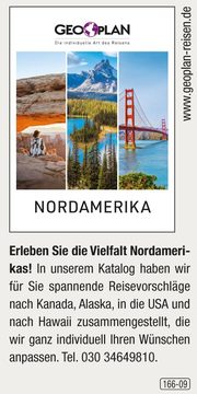 Geoplan Privatreisen nach Nordamerika