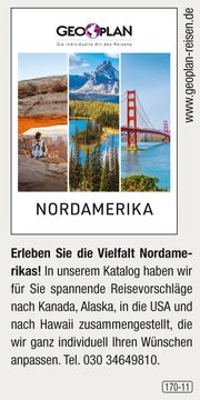 Geoplan Privatreisen nach Nordamerika