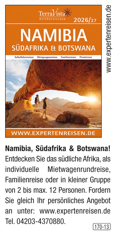 Namibia, Südafrika & Botswana