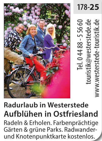 Radurlaub im Westerstede – Aufblühen in Ostfriesland