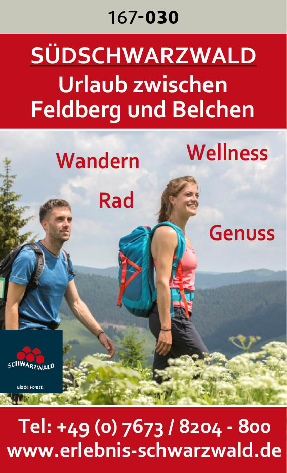 Südschwarzwald – Urlaub zwischen Feldberg & Belchen