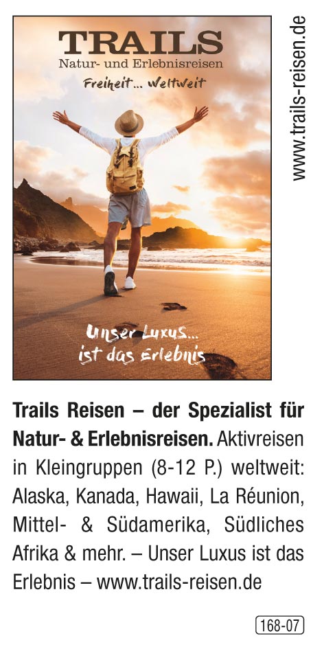 TRAILS - Natur- und Erlebnisreisen