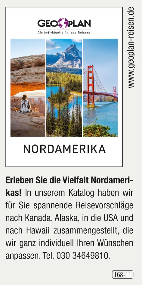 Geoplan Privatreisen nach Nordamerika
