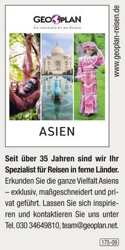 Geoplan Privatreisen – Asien