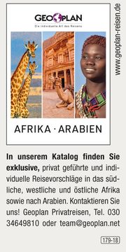 Geoplan Privatreisen nach Afrika und Arabien