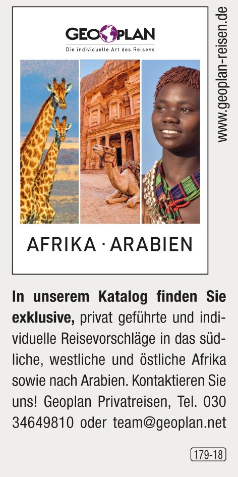Geoplan Privatreisen nach Afrika und Arabien