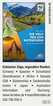 Lernidee – Die Welt per Zug entdecken!