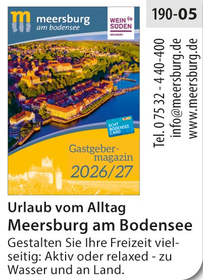 Meersburg – Urlaub vom Alltag
