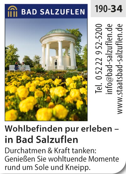 Bad Salzuflen – Wohlbefinden pur erleben