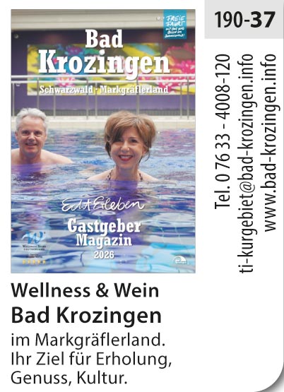 Bad Krozingen – Gastgeber Magazin