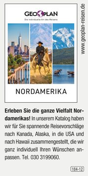 Geoplan Privatreisen nach Nordamerika