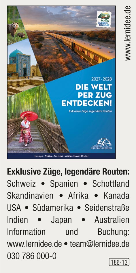 Lernidee – Die Welt per Zug entdecken!