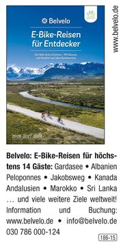 BELVELO - E-Bike Reisen für Entdecker